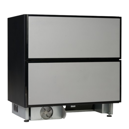 Norcool Unterbau Kühlschrank mit Schubladen G3 mattschwarz 2_1